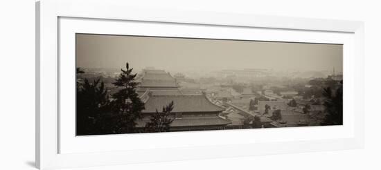 China 10MKm2 Collection - View of the roofs of Forbidden City-Philippe Hugonnard-Framed Photographic Print