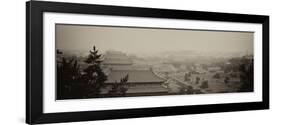 China 10MKm2 Collection - View of the roofs of Forbidden City-Philippe Hugonnard-Framed Photographic Print