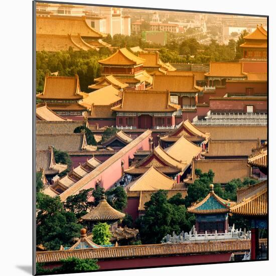 China 10MKm2 Collection - View of the roofs of Forbidden City-Philippe Hugonnard-Mounted Photographic Print