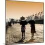 China 10MKm2 Collection - Walk on the City Walls at sunset - Xi'an City-Philippe Hugonnard-Mounted Photographic Print