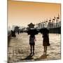 China 10MKm2 Collection - Walk on the City Walls at sunset - Xi'an City-Philippe Hugonnard-Mounted Photographic Print