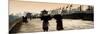 China 10MKm2 Collection - Walk on the City Walls at Sunset - Xi'an City-Philippe Hugonnard-Mounted Photographic Print