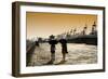 China 10MKm2 Collection - Walk on the City Walls at sunset - Xi'an City-Philippe Hugonnard-Framed Photographic Print