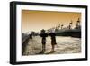 China 10MKm2 Collection - Walk on the City Walls at sunset - Xi'an City-Philippe Hugonnard-Framed Photographic Print