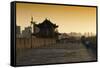 China 10MKm2 Collection - Walk on the City Walls at sunset - Xi'an City-Philippe Hugonnard-Framed Stretched Canvas