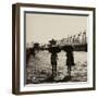 China 10MKm2 Collection - Walk on the City Walls at sunset - Xi'an City-Philippe Hugonnard-Framed Photographic Print