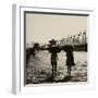 China 10MKm2 Collection - Walk on the City Walls at sunset - Xi'an City-Philippe Hugonnard-Framed Photographic Print