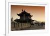 China 10MKm2 Collection - Walk on the City Walls at sunset - Xi'an City-Philippe Hugonnard-Framed Photographic Print