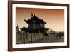 China 10MKm2 Collection - Walk on the City Walls at sunset - Xi'an City-Philippe Hugonnard-Framed Photographic Print