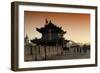 China 10MKm2 Collection - Walk on the City Walls at sunset - Xi'an City-Philippe Hugonnard-Framed Photographic Print