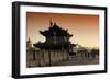 China 10MKm2 Collection - Walk on the City Walls at sunset - Xi'an City-Philippe Hugonnard-Framed Photographic Print