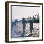 China 10MKm2 Collection - Walk on the City Walls at sunset - Xi'an City-Philippe Hugonnard-Framed Photographic Print