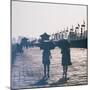 China 10MKm2 Collection - Walk on the City Walls at sunset - Xi'an City-Philippe Hugonnard-Mounted Photographic Print