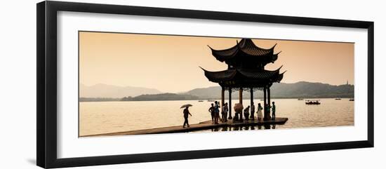 China 10MKm2 Collection - Water Pavilion at sunset-Philippe Hugonnard-Framed Premium Photographic Print