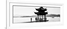 China 10MKm2 Collection - Water Pavilion at sunset-Philippe Hugonnard-Framed Photographic Print