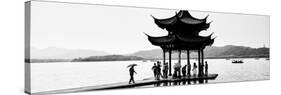 China 10MKm2 Collection - Water Pavilion at sunset-Philippe Hugonnard-Stretched Canvas