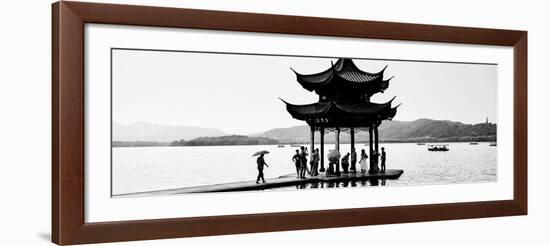 China 10MKm2 Collection - Water Pavilion at sunset-Philippe Hugonnard-Framed Photographic Print