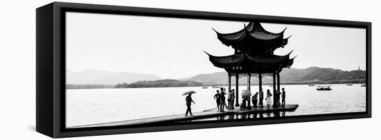 China 10MKm2 Collection - Water Pavilion at sunset-Philippe Hugonnard-Framed Stretched Canvas