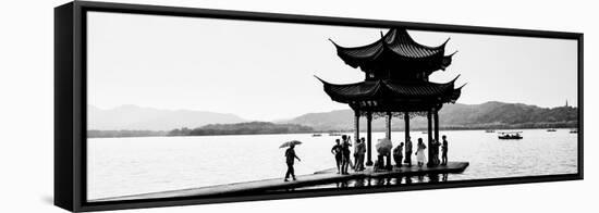 China 10MKm2 Collection - Water Pavilion at sunset-Philippe Hugonnard-Framed Stretched Canvas