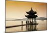 China 10MKm2 Collection - Water Pavilion at sunset-Philippe Hugonnard-Mounted Photographic Print