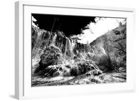 China 10MKm2 Collection - Waterfalls in the Jiuzhaigou National Park-Philippe Hugonnard-Framed Photographic Print