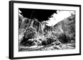 China 10MKm2 Collection - Waterfalls in the Jiuzhaigou National Park-Philippe Hugonnard-Framed Photographic Print