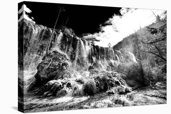 China 10MKm2 Collection - Waterfalls in the Jiuzhaigou National Park-Philippe Hugonnard-Stretched Canvas