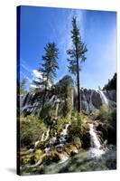 China 10MKm2 Collection - Waterfalls in the Jiuzhaigou National Park-Philippe Hugonnard-Stretched Canvas