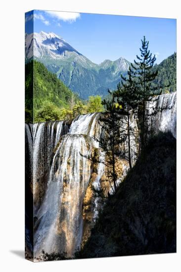 China 10MKm2 Collection - Waterfalls in the Jiuzhaigou National Park-Philippe Hugonnard-Stretched Canvas