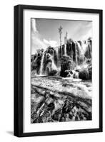 China 10MKm2 Collection - Waterfalls in the Jiuzhaigou National Park-Philippe Hugonnard-Framed Photographic Print