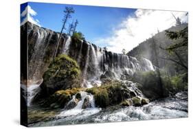 China 10MKm2 Collection - Waterfalls in the Jiuzhaigou National Park-Philippe Hugonnard-Stretched Canvas