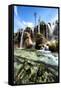 China 10MKm2 Collection - Waterfalls in the Jiuzhaigou National Park-Philippe Hugonnard-Framed Stretched Canvas