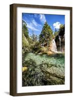 China 10MKm2 Collection - Waterfalls in the Jiuzhaigou National Park-Philippe Hugonnard-Framed Photographic Print