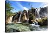 China 10MKm2 Collection - Waterfalls in the Jiuzhaigou National Park-Philippe Hugonnard-Stretched Canvas