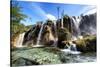 China 10MKm2 Collection - Waterfalls in the Jiuzhaigou National Park-Philippe Hugonnard-Stretched Canvas