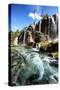 China 10MKm2 Collection - Waterfalls in the Jiuzhaigou National Park-Philippe Hugonnard-Stretched Canvas