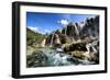 China 10MKm2 Collection - Waterfalls in the Jiuzhaigou National Park-Philippe Hugonnard-Framed Photographic Print