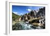 China 10MKm2 Collection - Waterfalls in the Jiuzhaigou National Park-Philippe Hugonnard-Framed Photographic Print