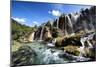 China 10MKm2 Collection - Waterfalls in the Jiuzhaigou National Park-Philippe Hugonnard-Mounted Photographic Print