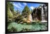 China 10MKm2 Collection - Waterfalls in the Jiuzhaigou National Park-Philippe Hugonnard-Framed Photographic Print