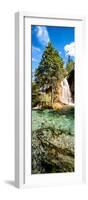 China 10MKm2 Collection - Waterfalls in the Jiuzhaigou National Park-Philippe Hugonnard-Framed Photographic Print