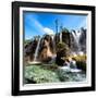 China 10MKm2 Collection - Waterfalls in the Jiuzhaigou National Park-Philippe Hugonnard-Framed Photographic Print