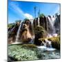 China 10MKm2 Collection - Waterfalls in the Jiuzhaigou National Park-Philippe Hugonnard-Mounted Photographic Print