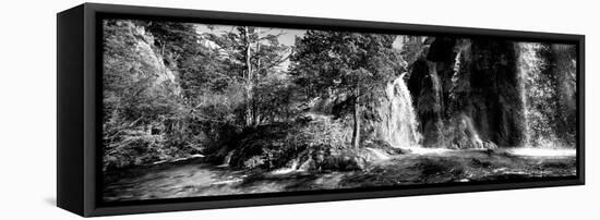 China 10MKm2 Collection - Waterfalls in the Jiuzhaigou National Park-Philippe Hugonnard-Framed Stretched Canvas