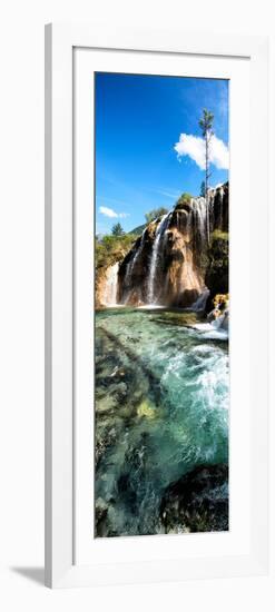 China 10MKm2 Collection - Waterfalls in the Jiuzhaigou National Park-Philippe Hugonnard-Framed Photographic Print