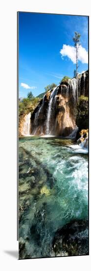 China 10MKm2 Collection - Waterfalls in the Jiuzhaigou National Park-Philippe Hugonnard-Mounted Photographic Print