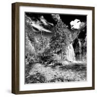 China 10MKm2 Collection - Waterfalls in the Jiuzhaigou National Park-Philippe Hugonnard-Framed Photographic Print