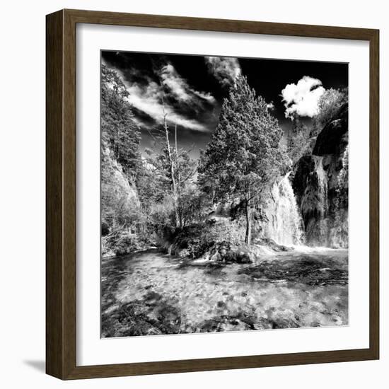 China 10MKm2 Collection - Waterfalls in the Jiuzhaigou National Park-Philippe Hugonnard-Framed Photographic Print