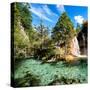 China 10MKm2 Collection - Waterfalls in the Jiuzhaigou National Park-Philippe Hugonnard-Stretched Canvas