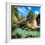 China 10MKm2 Collection - Waterfalls in the Jiuzhaigou National Park-Philippe Hugonnard-Framed Photographic Print